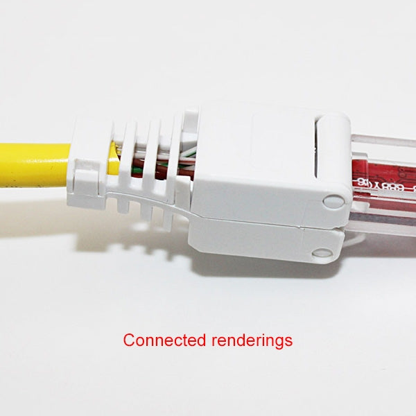 Tool-free Crimping RJ-45 Connector Modular Plug, Short Version Cat5e Eurekaonline