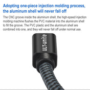 ULT-unite Gold-plated Head HDMI Male to Micro HDMI Male Nylon Braided Cable, Cable Length: 1.2m (Black) Eurekaonline