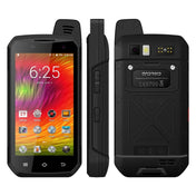 UNIWA B6000 PTT Walkie Talkie Rugged Phone, 4GB+64GB, IP68 Waterproof Dustproof Shockproof, 5000mAh Battery, 4.7 inch Android 9.0 MTK6762 Octa Core up to 2.0GHz, Network: 4G, NFC, OTG (Black) Eurekaonline