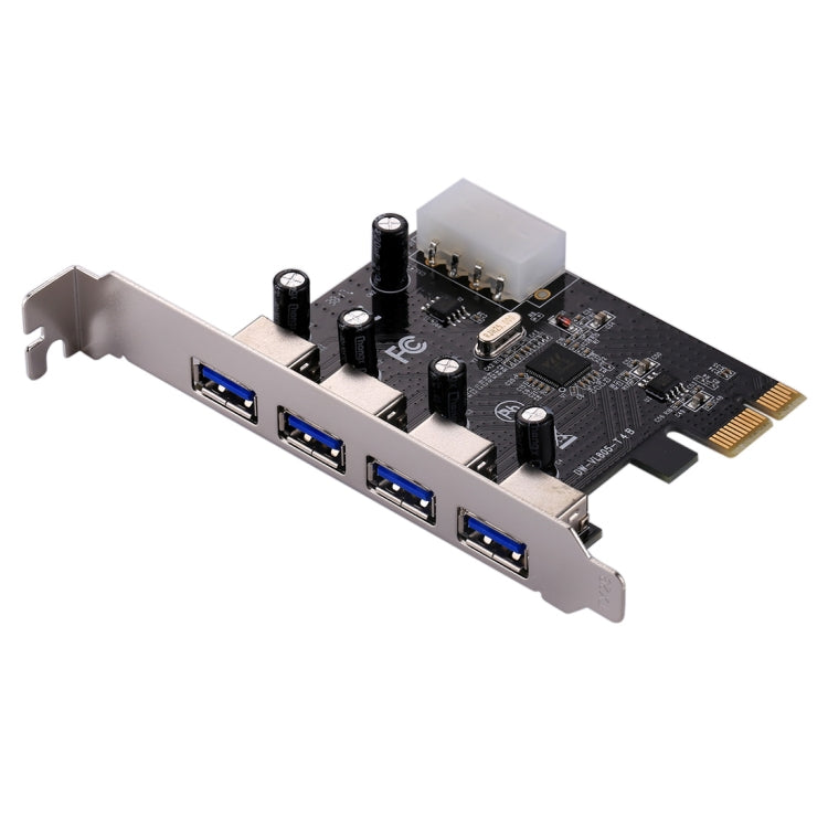 USB 3.0 4 ports PCI-E Express Controller Card 5Gbps Eurekaonline