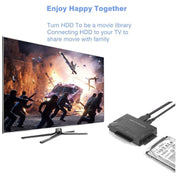 USB 3.0 to SATA / IDE Hard Disk Drive Converter Adapter Cable for 2.5 inch / 3.5 inch SATA IDE HDD, Cable Length: 1m Eurekaonline