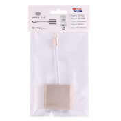 USB-C / Type-C 3.1 Male to USB-C / Type-C 3.1 Female & HDMI Female & USB 3.0 Female Adapter(Gold) Eurekaonline