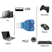 USB Male to PS/2 Female Adapter for Mouse / Keyboard Eurekaonline
