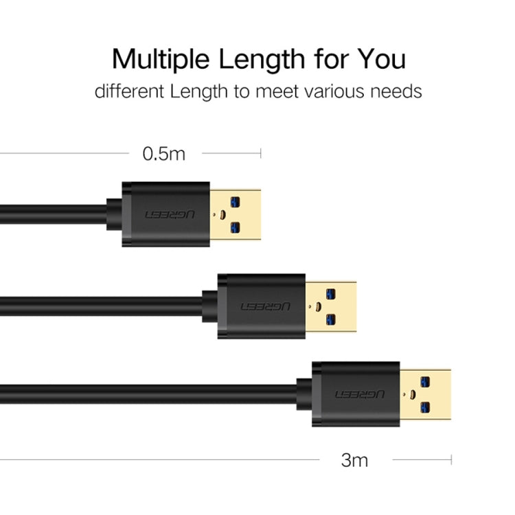 Ugreen 3m USB 3.0 Male to Female Data Sync Super Speed Transmission Extension Cord Cable Eurekaonline