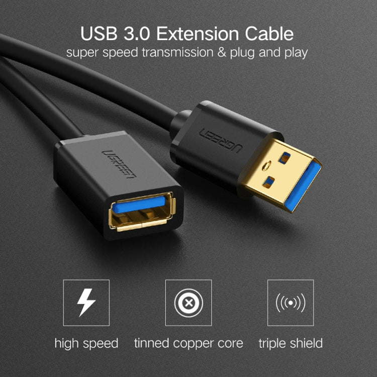 Ugreen 3m USB 3.0 Male to Female Data Sync Super Speed Transmission Extension Cord Cable Eurekaonline