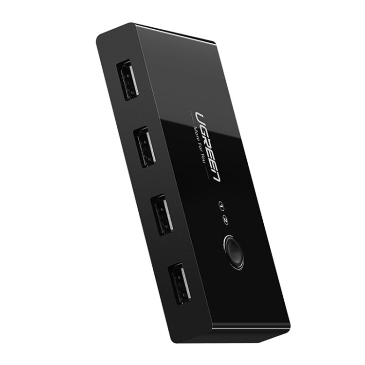 Ugreen USB Switch Selector 2 USB Ports Sharing 4 USB Ports Switcher Adapter for Mouse, Keyboard, Printer Eurekaonline