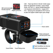 Universal Car Super Quick Dual Port USB Charger Power Outlet Adapter with LED Digital Voltmeter(Red Light) Eurekaonline