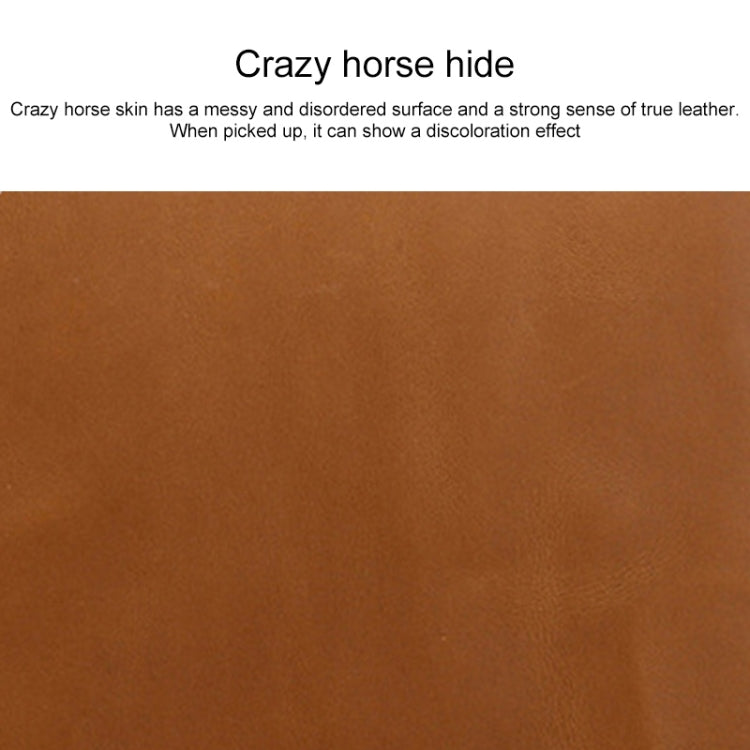 Universal Genuine Leather Business Zipper Laptop Tablet Bag For 13 inch and Below(Coffee) Eurekaonline