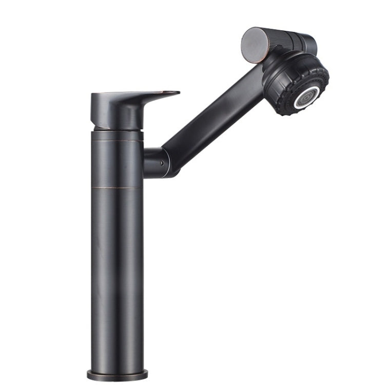 Universal Swivel Faucet Bathroom Hot & Cold Dual-Out Mode Faucet, Specification: High HT-99528-1 Eurekaonline