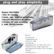 V40 Handheld Mini Portable Small Money Counting Machine, Specification: EU Plug Eurekaonline