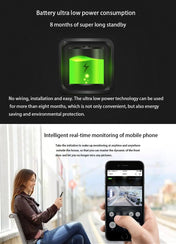 VESAFE Home VS-M2 HD 720P Security Camera Smart WiFi Video Doorbell Intercom, Support TF Card & Night Vision & PIR Detection APP for IOS and Android(Silver) Eurekaonline