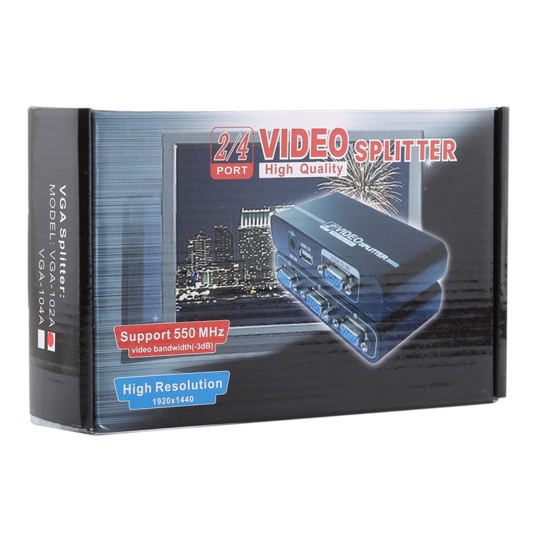 VGA-102A 1 to 2 Ports 1920 x 1440 VGA Splitter Eurekaonline