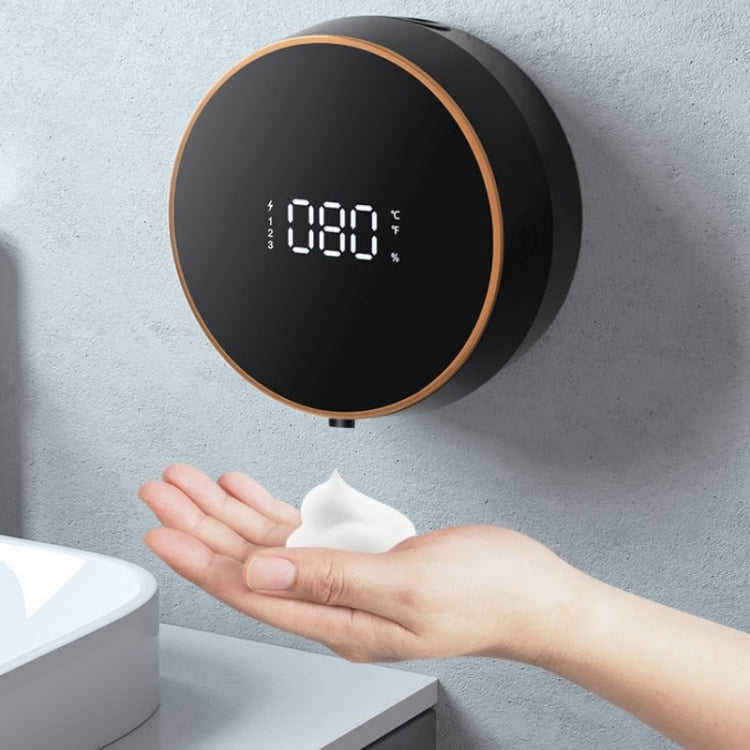 W1 Wall-Mounted Smart Infrared Sensor USB Charging Foam Soap Dispenser(Black) Eurekaonline