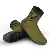 WEST BIKING YP0215049 Cycling Windproof And Warm Shoe Cover, Size: M(ArmyGreen) Eurekaonline