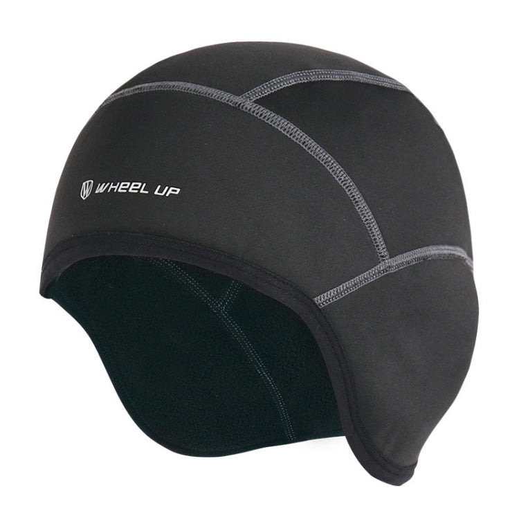 WHEEL UP 7255 Ooutdoor Warm Skiing Cycling Headgear Hiking Hat, Color: Black (no Hole) Eurekaonline