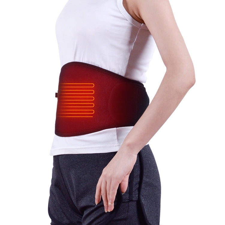 Warm Hot Compress Electric Heating Waist Belt(DC Belt+Test Orchestrator+DC Line) Eurekaonline
