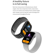 Watch 8 Max 1.85 inch Wireless Charging Bluetooth Call NFC Smartwatch(Grey) Eurekaonline