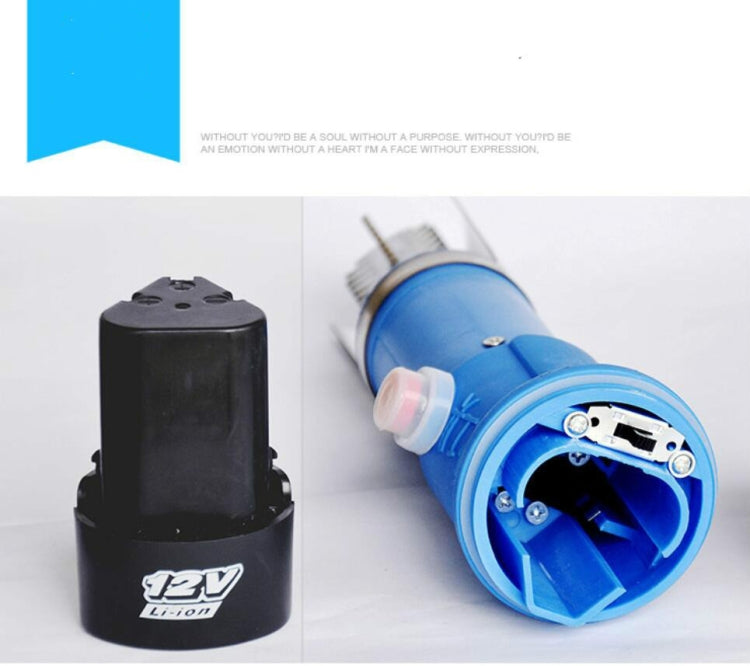 Waterproof Electric Rechargeable Handheld Scraping Fish Tool 220V / 110V, Size:1 Battery 1 Charger Eurekaonline