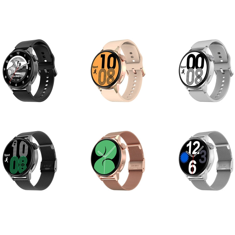 Wearkey DT4+ 1.36 Inch HD Screen Smart Call watch with NFC Function, Color: Gold Steel Eurekaonline