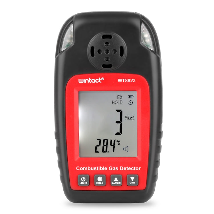 Wintact WT8823 Combustible Gas Alarm Detector Gas Leakage Flammable Natural Digital LCD Display Gas Leak Detector Monitor Gas Analyzer Eurekaonline