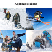 Winter Thermal Ski Gloves Outdoor Waterproof Velvet Gloves Thickening Touch Screen Motorcycle Gloves, Size: L(Black) Eurekaonline