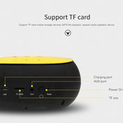 awei Y200 Wireless Bluetooth Speaker with Touch Buttons, Support Aux Line and TF Card(Yellow) Eurekaonline