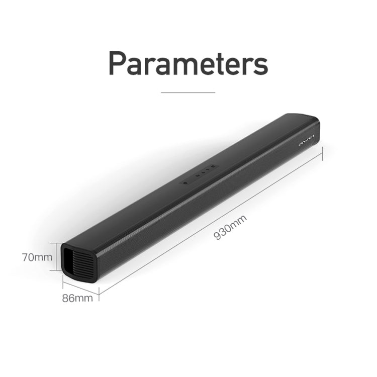 awei Y999 Desktop Wireless Bluetooth Speaker Soundbar(Black) Eurekaonline