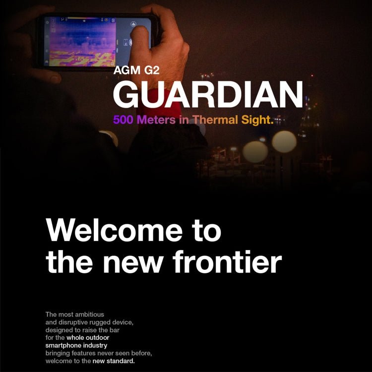 [HK Warehouse] AGM G2 Guardian 5G EU Version Rugged Phone, 500m Thermal Monocular & Infrared Night Vision Camera, 12GB+256GB - Eurekaonline