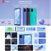 [HK Warehouse] UMIDIGI Power 5S, 4GB+32GB, Triple Back Cameras, 6150mAh Battery, Face Identification, 6.53 inch Android 11 UMS312 T310 Quad Core up to 2.0GHz, Network: 4G, OTG, Dual SIM(Sapphire Blue) - Eurekaonline