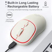 iMICE W-618 Rechargeable 4 Buttons 1600 DPI 2.4GHz Bluetooth Silent Wireless Mouse for Computer PC Laptop (Black) Eurekaonline