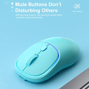 iMICE W-618 Rechargeable 4 Buttons 1600 DPI 2.4GHz Bluetooth Silent Wireless Mouse for Computer PC Laptop (Pink) Eurekaonline
