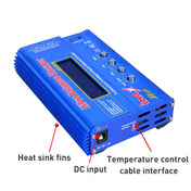 iMax B6 Digital LCD RC Lipo NiMh Battery Balance Charger(Blue) Eurekaonline