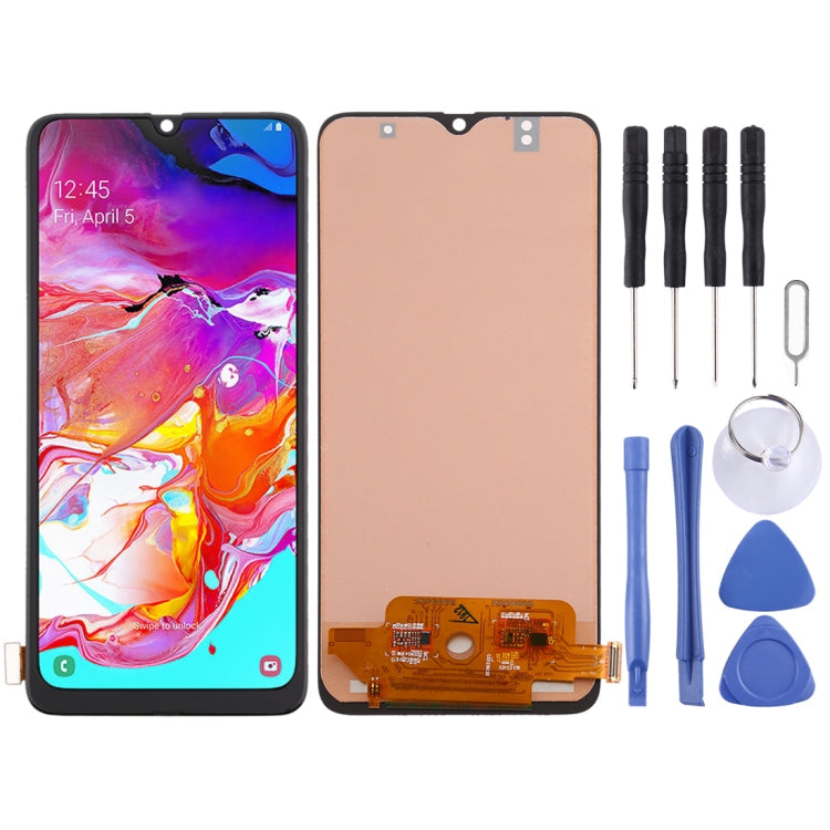incell LCD Screen for Galaxy A70 (Not Supporting Fingerprint Identification) with Digitizer Full Assembly(Black) Eurekaonline