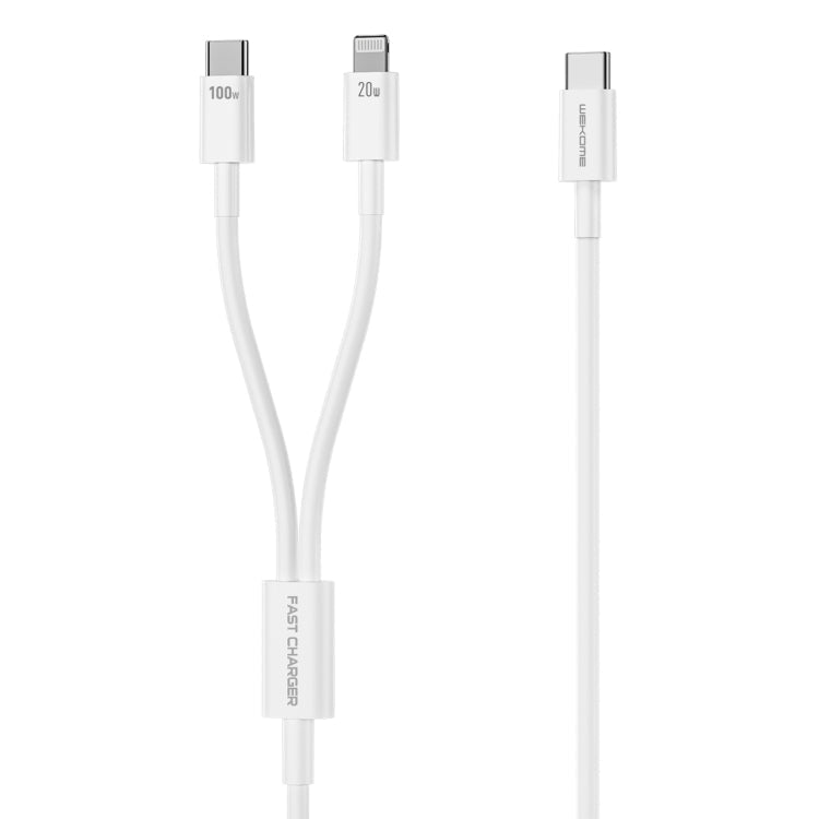 Type-C+8 Pin Multifunctional Fast Charging Data Cable,Length: 1.2m - Eurekaonline