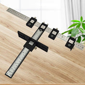 Woodworking Aid Tool Handle Punch Locator Cabinet Door Hole Opener All Aluminum Alloy - Eurekaonline