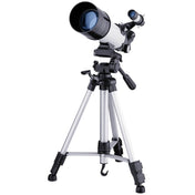 WR852-3 16x/66x70 High Definition High Times Astronomical Telescope with Tripod & Phone Fixing Clip & Moon Filter(White) - Eurekaonline