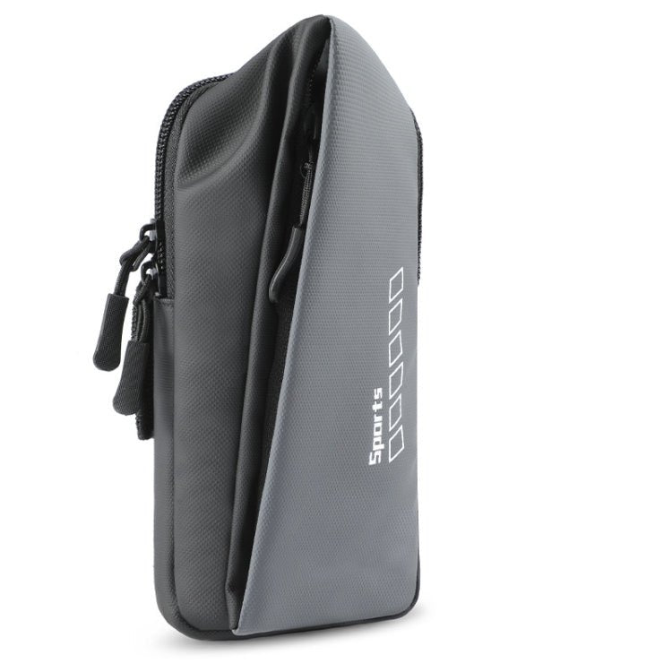 x3026 Running Waterproof Mobile Phone Arm Bag Outdoor Cycling Mobile Phone Bag(Grey) - Eurekaonline