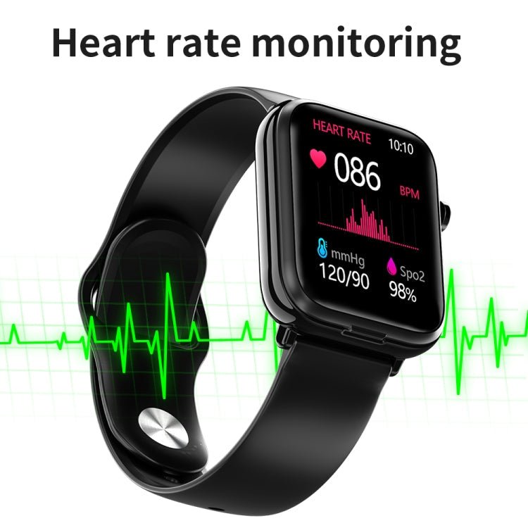 X8 1.69 inch IPS Screen Smart Watch TWS Earbuds, Support Bluetooth Call(Black) - Eurekaonline