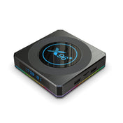 X96 X4 8K Smart TV BOX Android 11.0 Media Player with Remote Control, Amlogic S905X4 Quad Core ARM Cortex A55, RAM: 4GB, ROM: 64GB, Support 1000M, Dual Band WiFi, Bluetooth, US Plug - Eurekaonline