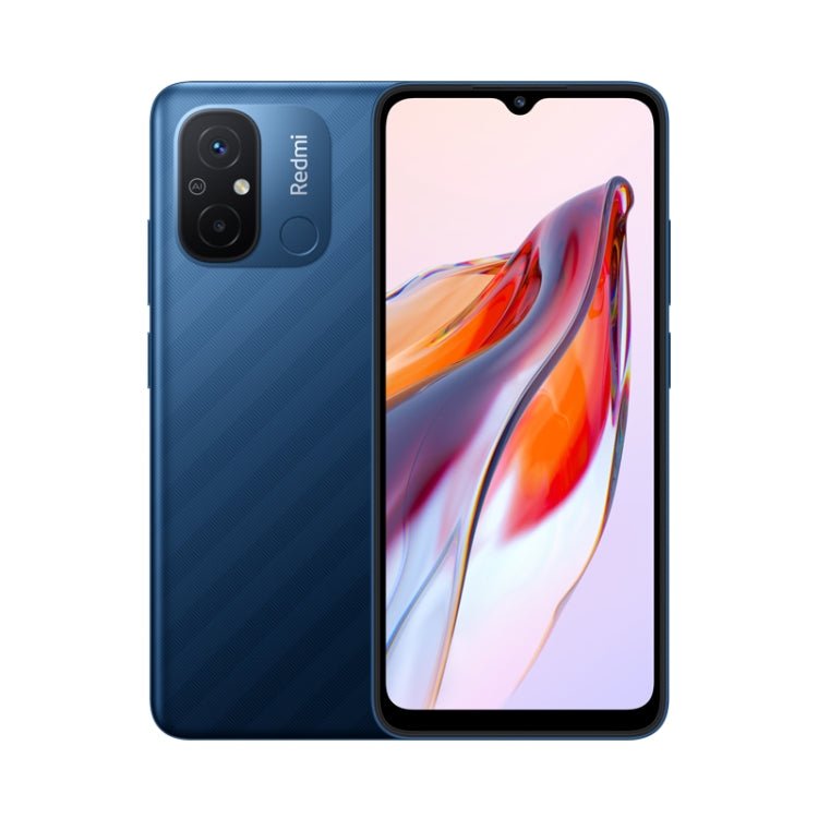 Xiaomi Redmi 12C, 50MP Camera, 4GB+128GB, 5000mAh Battery, Face ID & Fingerprint Identification, 6.71 inch MIUI 13 MediaTek Helio G85 Octa Core up to 2.0GHz, Network: 4G, Dual SIM, Not Support Google Play(Blue) - Eurekaonline