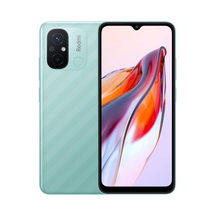 Xiaomi Redmi 12C, 50MP Camera, 6GB+128GB, 5000mAh Battery, Face Identification, 6.71 inch MIUI 13 MediaTek Helio G85 Octa Core up to 2.0GHz, Network: 4G, Dual SIM, Not Support Google Play(Mint Green) - Eurekaonline