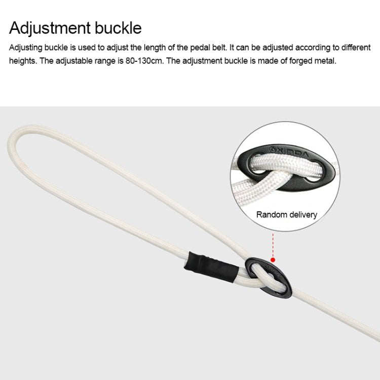 XINDA Nylon Adjustable Rock Climbing Riser Pedal Strap, Length: 1.3m - Eurekaonline