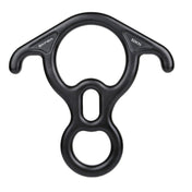 XINDA XD8602 Climbing Rescue Figure 8 Descender with Bent-ear Rappelling Gear Belay Device(Black) - Eurekaonline