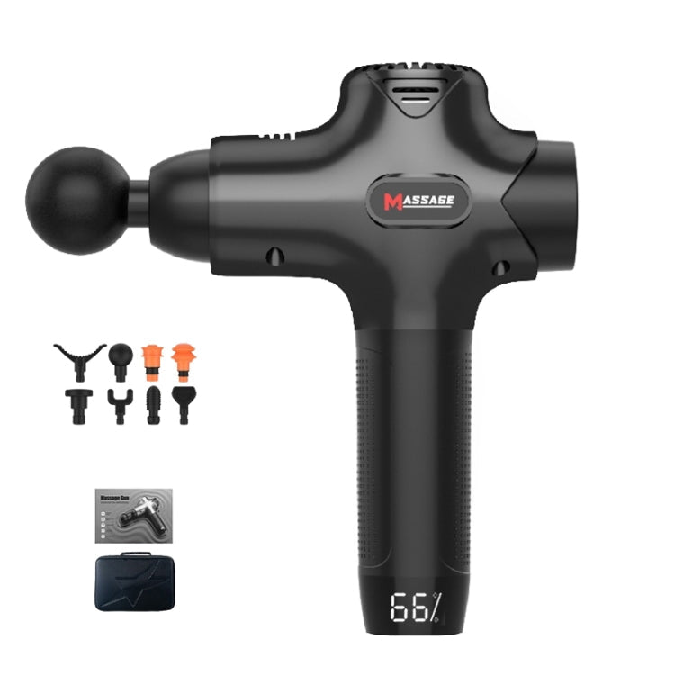 Y8-1 Fitness Massage Fascia Muscle Vibration Massager, Specification: Black(AU Plug) - Eurekaonline