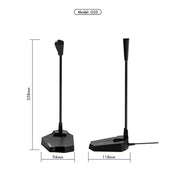 Yanmai G25 USB High Sensitive Microphone RGB Gaming Gooseneck Table Mic - Eurekaonline