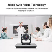 YANS YS-H210U USB HD 1080P 10X Zoom Lens Video Conference Camera with Remote Control, US Plug(Grey) - Eurekaonline