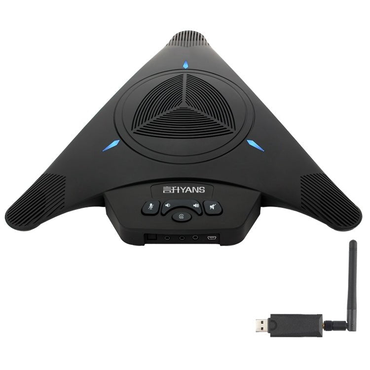 YANS YS-M21W USB Mini Port Video Conference Omnidirectional Microphone (Black) - Eurekaonline