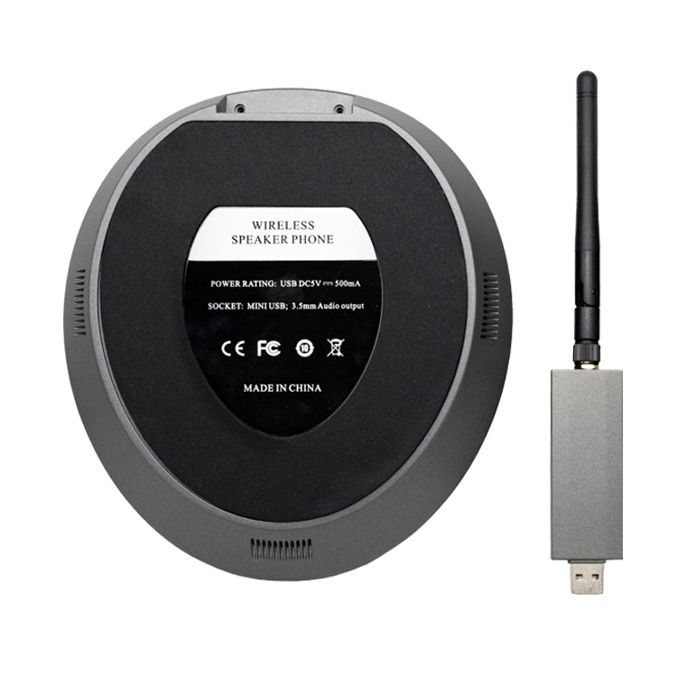 YANS YS-M31 2.4G Video Conference Wireless Omnidirectional Microphone(Black) - Eurekaonline