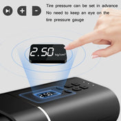 YANTU A31 Car Smart Digital Display Air Pump Electric Portable Tire Pump, Specification： Wireless Version Black - Eurekaonline