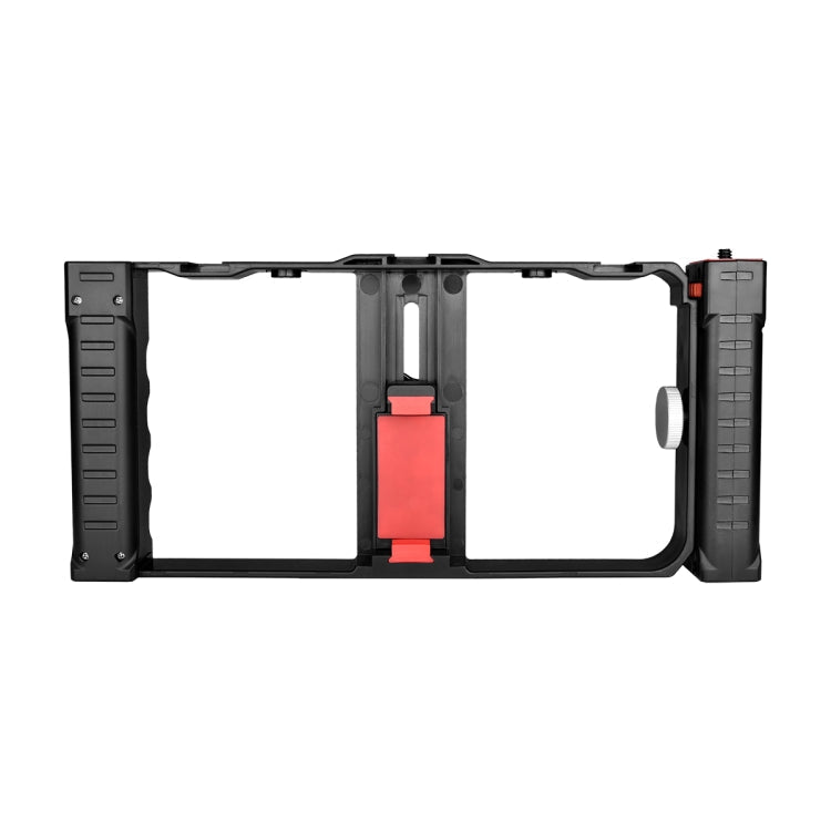YELANGU PC02A Vlogging Live Broadcast Plastic Cage Video Rig Filmmaking Stabilizer Bracket for iPhone, Galaxy, Huawei, Xiaomi, HTC, LG, Google, and Other Smartphones(Black) - Eurekaonline